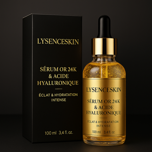 Sérum Or 24K Anti-Âge – Hydratation Profonde & Raffermissement Intense